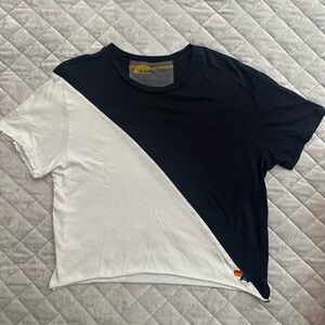 Colorblock boyfriend tee